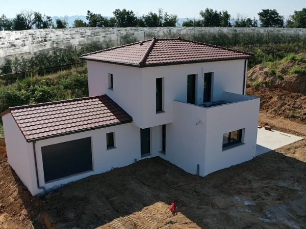 Les maison d'élodie-Maison moderne à étage-Chateauneuf sur isere-Janvier 2023