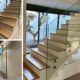 Les maisons d'elodie - aménagement escalier bois vitre - immobilier valence
